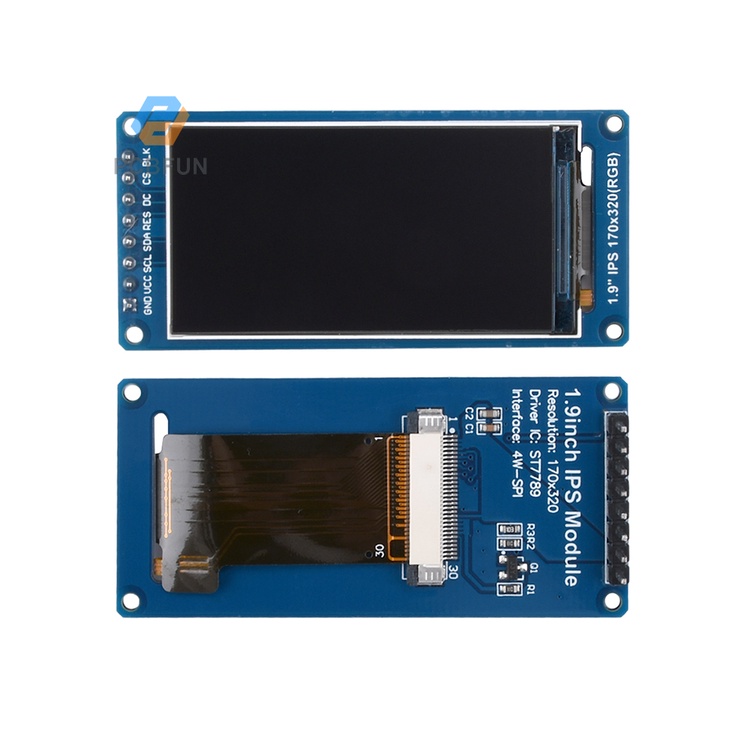 Pcbfun Mô Đun Màn Hình lcd 1.9 "ips 70x320 st7789 us