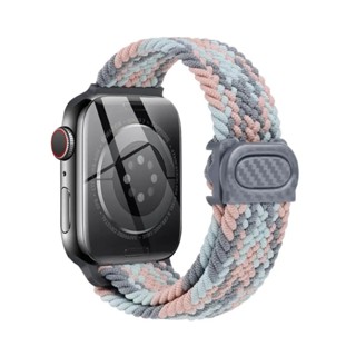 Dây Đeo Đồng Hồ Dạng Bện Co Giãn Cho Apple watch 44mm 40mm 45mm 41mm 49mm 38mm series 9 8 7 6 5 se Ultra 2