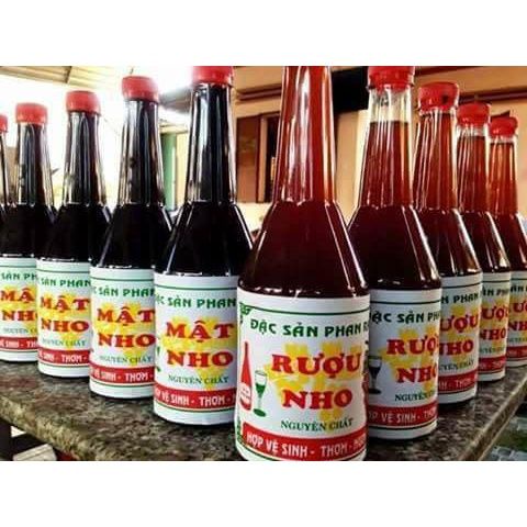 combo 2 chai NƯỚC NHO LÊN MEN ( chai 750ml)