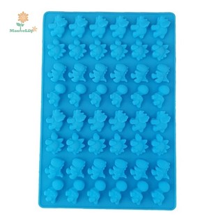 Khuôn silicon mềm 48 lỗ làm đá / sô cô la hình khủng long