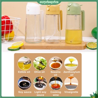 Đồ bất ngờ bất ngờ chất lượng cao| bình xịt dầu ăn bằng thủy tinh không vỡ dung tích 2 1
