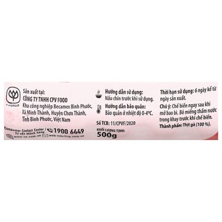 Sụn Ức Gà CP (Khay 500g)