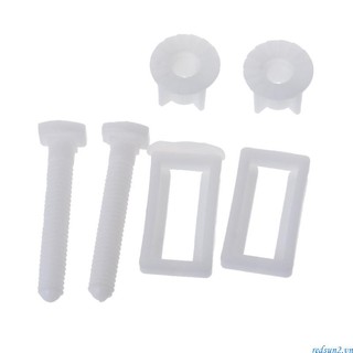 1 Cặp Ốc Vít Nhựa Gắn Nắp Bồn Cầu Thông Dụng