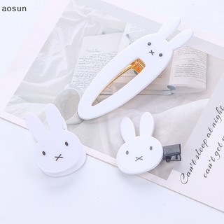 Set 2 kẹp tóc hình thỏ trắng dễ thương cho bé gái