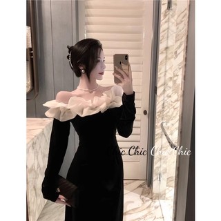 Chic Chic váy nữ Đầm Body Cho thời váy Casual phổ biến Dễ thương Thời trang WLQ24108X1 2Z240112