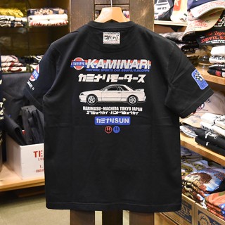 Áo Thun Cotton Trơn Tay Ngắn In Hình Xe Hơi KAMINARI Phong Cách Mới Cho Nam Và Nữ