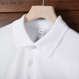 Áo Thun POLO Tay Ngắn Màu Trơn Phong Cách Harajuku Nhật Bản Thời Trang Mùa Hè Cho Nam