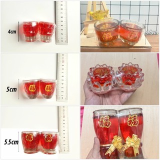 Đèn cầy ly nhỏ và trung dùng thắp sáng, cúng Phật, cúng Giao thừa, cúng sao giải hạn
