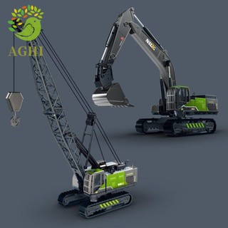 Đồ chơi xe tải cần cẩu BLAZELINK, Mô phỏng mô hình xe kỹ thuật giáo dục, Đồ chơi trẻ em Bộ sưu tập tỷ lệ 1: 50 Xe ủi đất Xe nâng Xe máy xúc Đồ chơi bé trai