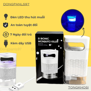 Đèn Hút Muỗi Kèm Củ Sạc, Máy Bắt Muỗi UV Thông Minh Diệt Côn Trùng Quang Điện Tử Công Nghệ Đèn LED Kiêm Đèn Ngủ