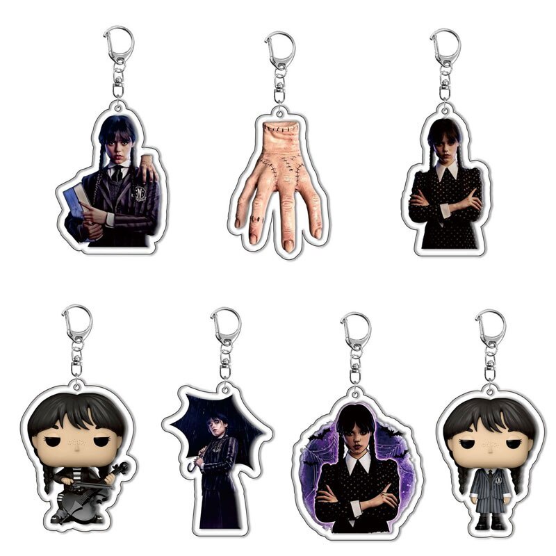 Móc Khóa Phim Wednesday Addams Netflix