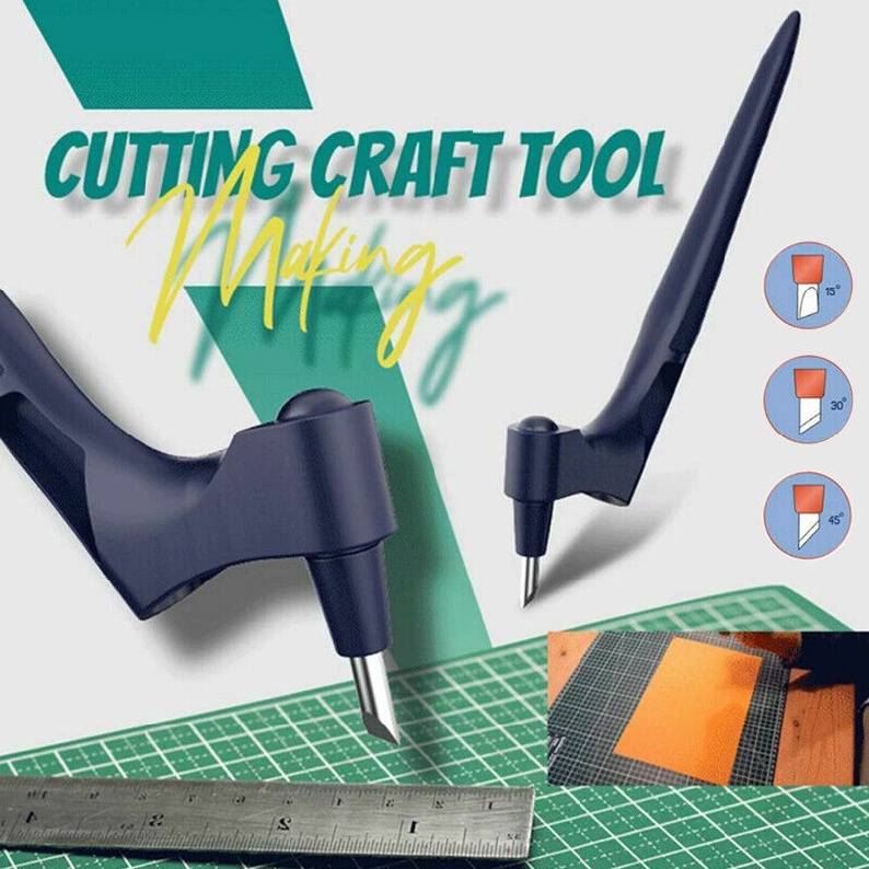 New 1pc Stainless Steel DIY Craft Paper Cutting Tools with 360° Art Cutting Tool
