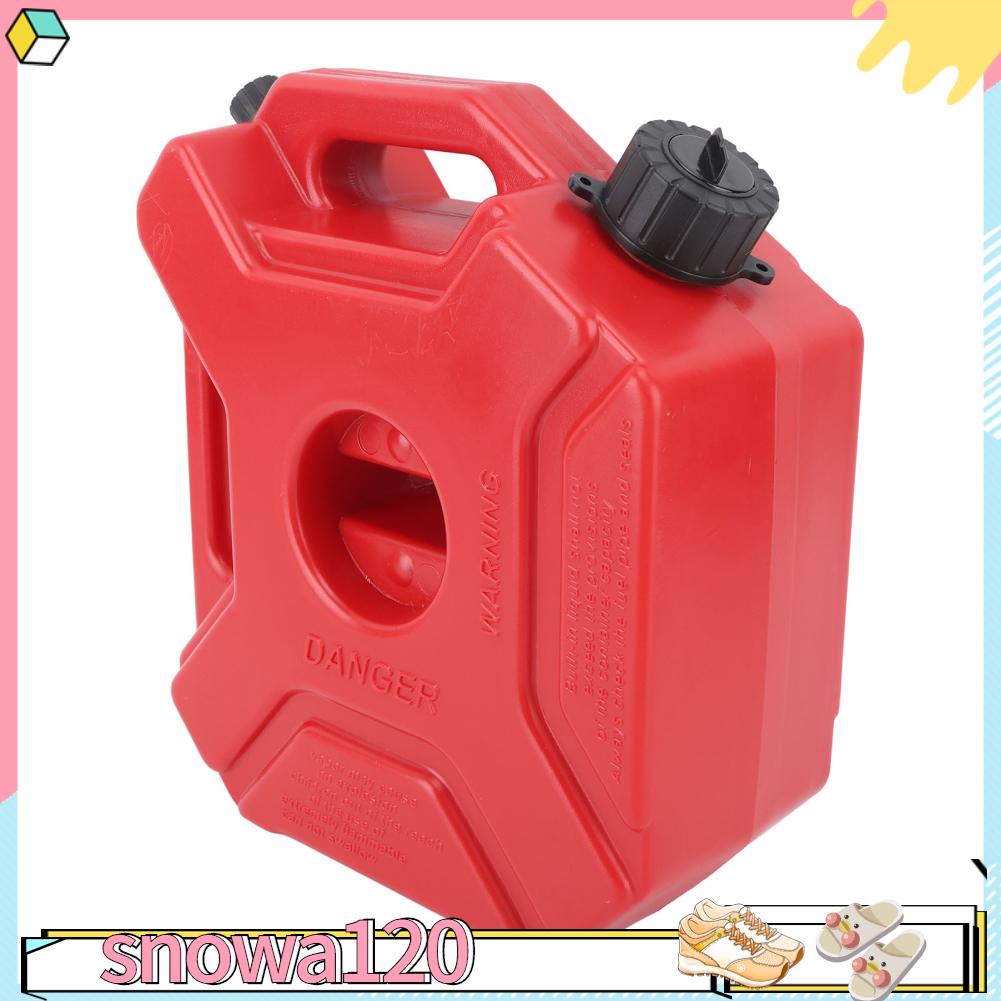 Casuall Bình chứa dầu nhiên liệu 5L 1,3 gallon màu đỏ Dung tích lớn Bình xăng di động cho ô tô Xe máy