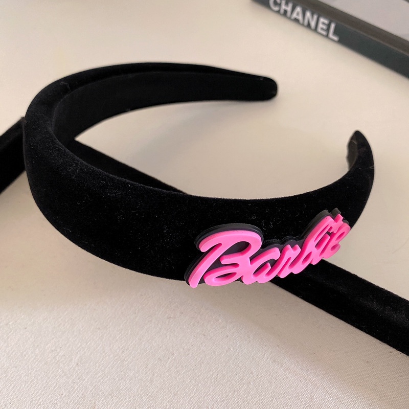 Kẹp Tóc Nơ Bằng Nhung Đen 2023 y2k dopamine