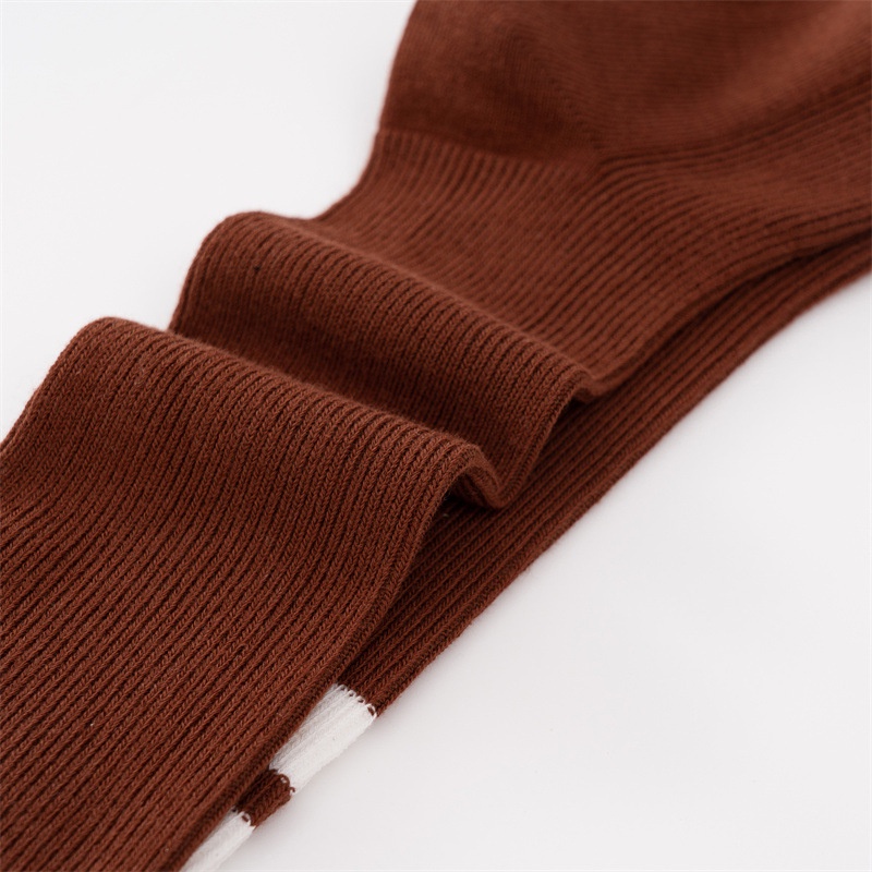 Vớ cotton Màu Trơn Họa Tiết Kẻ Sọc Phong Cách Hàn Quốc Thời Trang Xuân Thu Cho Bé Gái