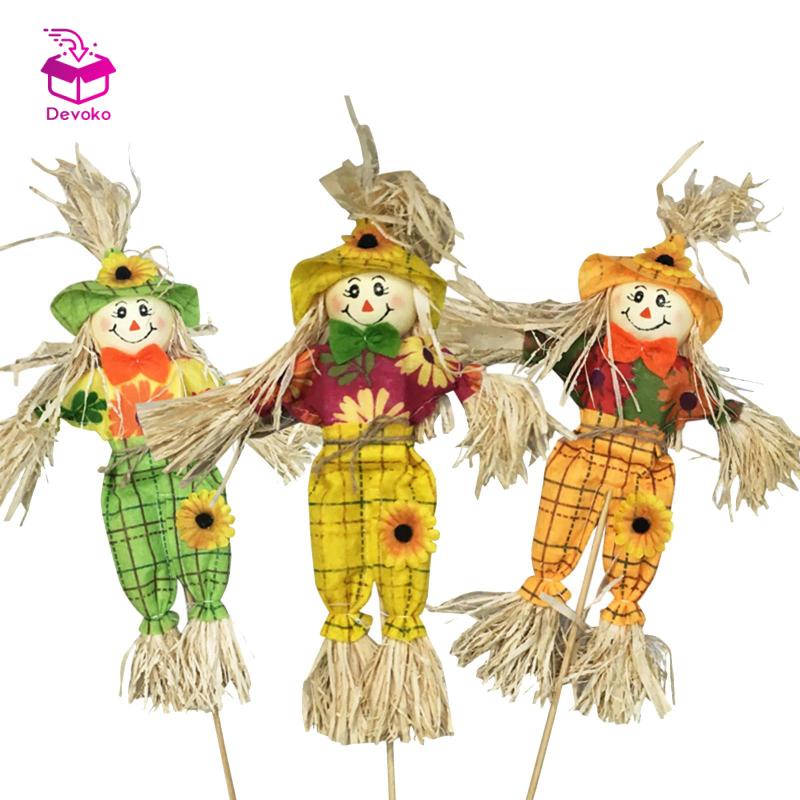 Bù Nhìn Trang Trí Sân Vườn Bù Nhìn Rơi 15.75inch Đứng Được Bù Nhìn, Bù Nhìn Sân Vườn Cho Sân Vườn, Tiệc halloween, Nhà Ở