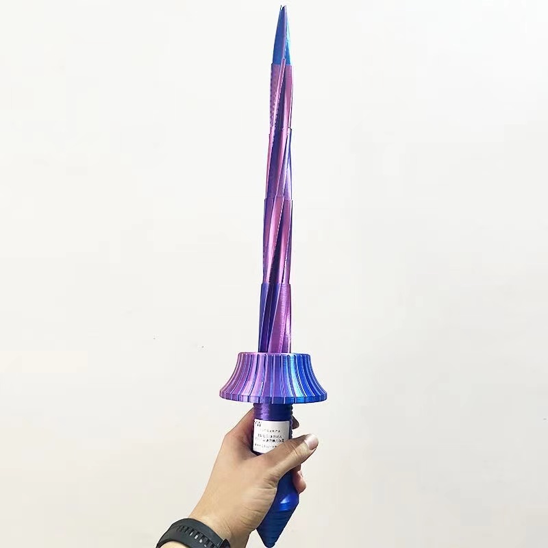 Tik tok Đồ Chơi Nhấn In 3d Hình Thanh Kiếm Có Thể Thu Vào