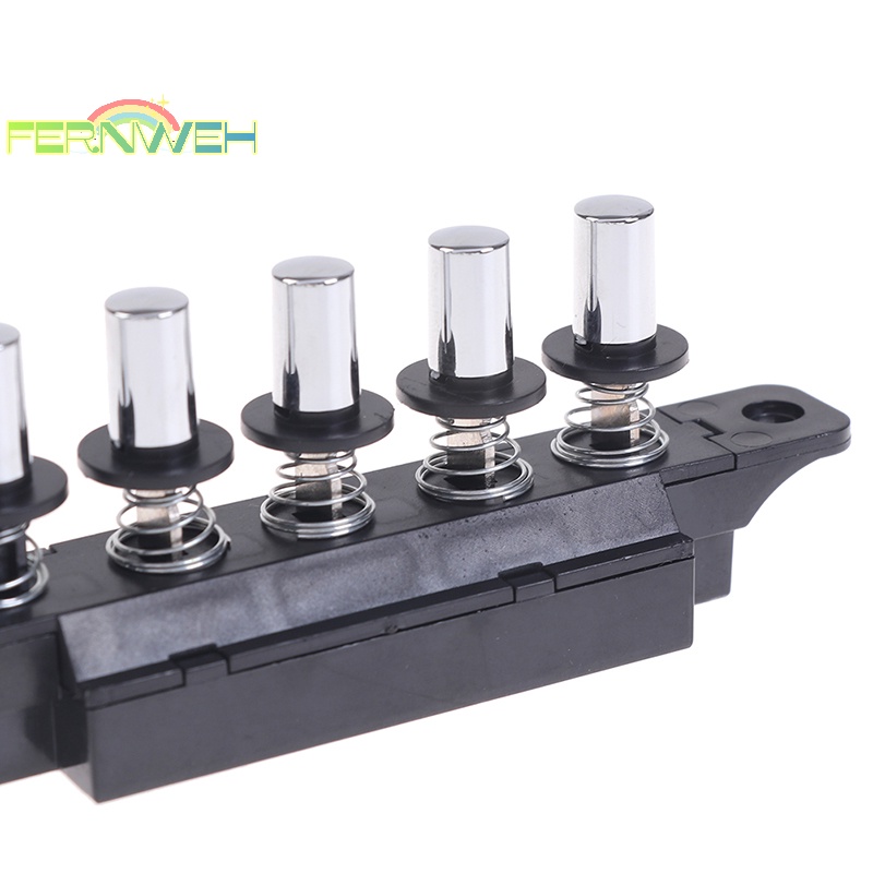 Công Tắc Nút Bấm Năm Vị Trí Cho Công Tắc Màu Bạc