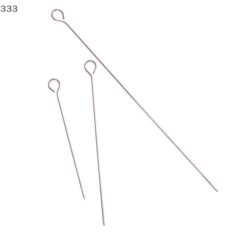 Set 10 Que Xiên Thịt Nướng Hình Tròn Bằng Inox laiqianfa333}