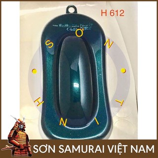 Sơn xịt Samurai màu xanh nhớt Wave H612