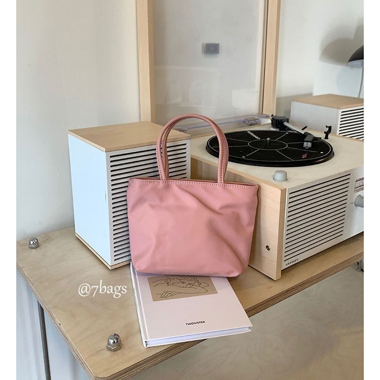 Túi Xách mini Vải oxford Màu Tương Phản Phong Cách Mới 2023