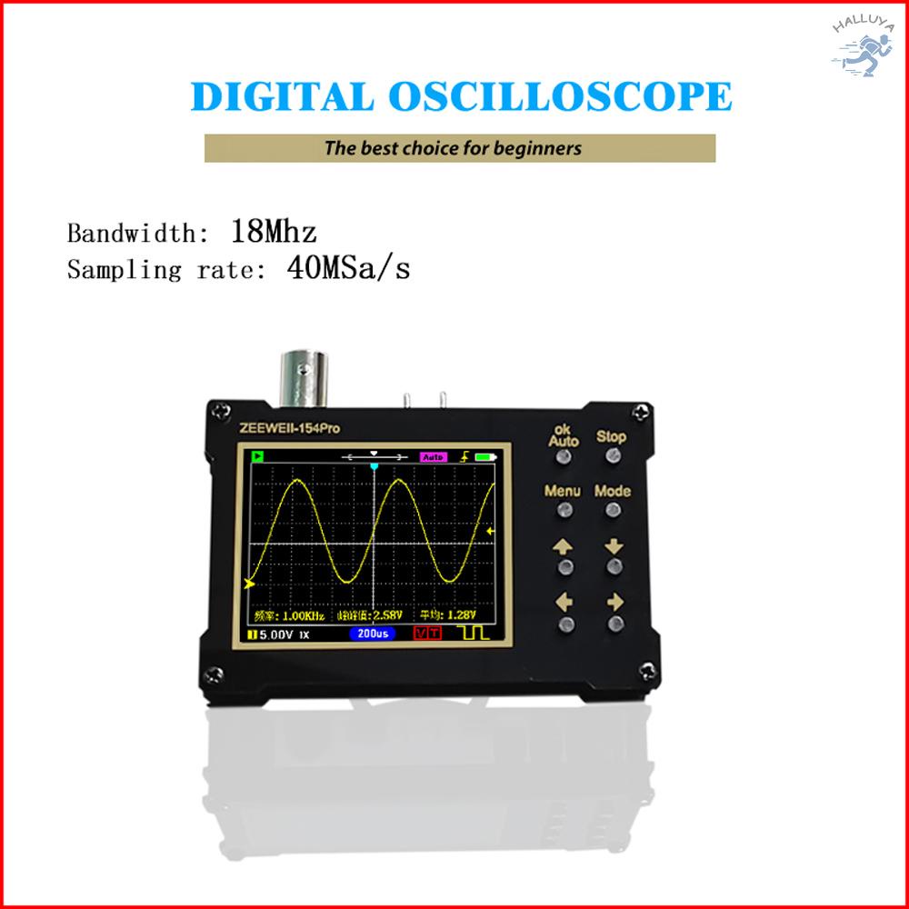 ZEEWEII DSO154Pro 320*240 Resolution 2.4-inch TFT Color Screen Digital Oscilloscope 40MSa/s Sampling Rate Support Signal Generator