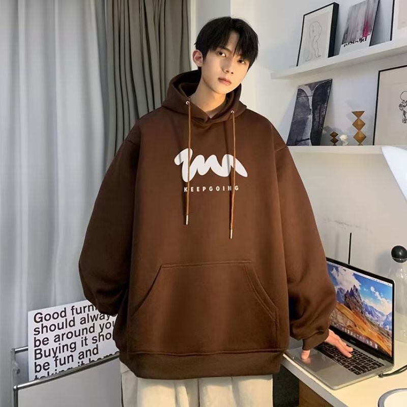 Áo Hoodie In Chữ Phong Cách Hàn Quốc Thời Trang Dành Cho Nam m-5xl