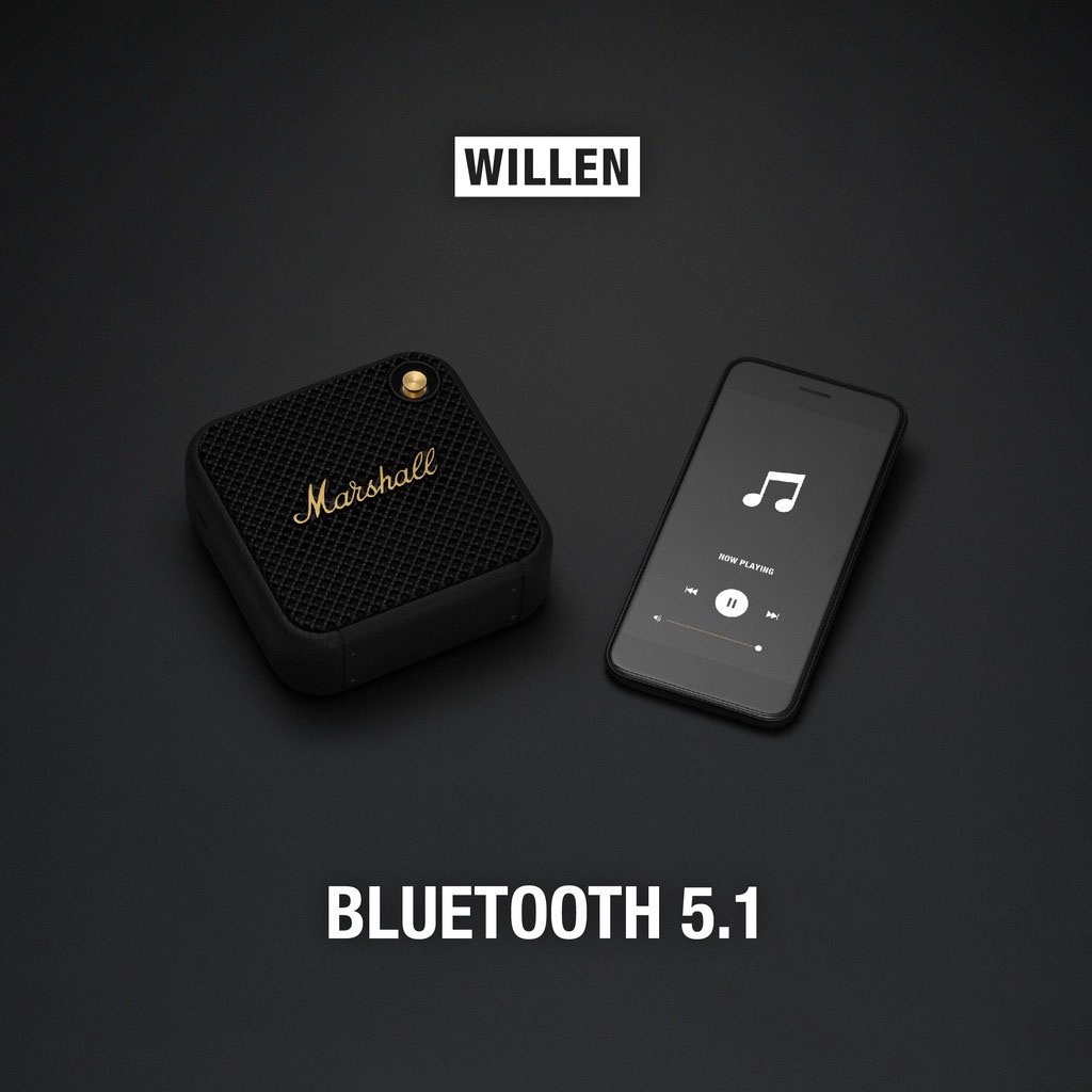Loa Bluetooth Marshall Willen chính hãng loa mini không dây bass chất lượng âm thanh siêu tốt bảo hành 3 tháng