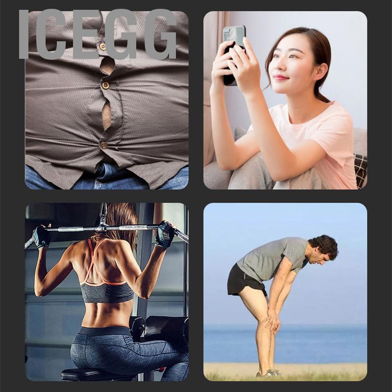 Icegg 1 Pair Ankle Weights Strength Training Weight Bearing Adjustable Wrist Sandbag Running Walking