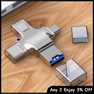 Đầu Đọc Thẻ Nhớ micro sd usb 3.0 4 Trong 1 iphone