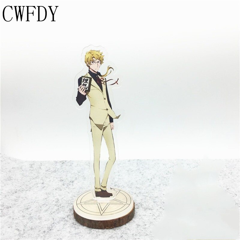 Mô hình Standee Bungou Stray Dogs Atsushi Nakajima Dazai Chuya Ryunosuke Acrylic Trang Trí để bàn học Trưng bày 15cm