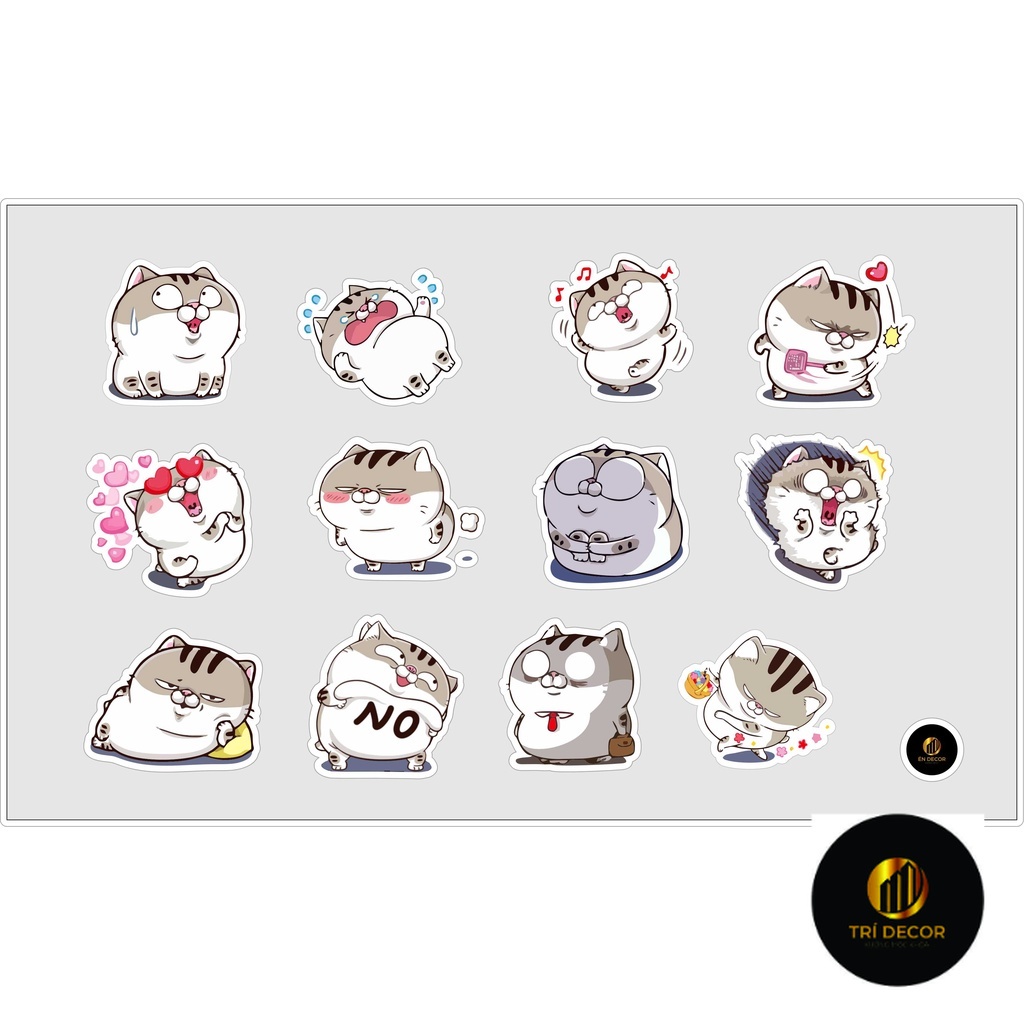Móc khóa mèo ami bụng bự xinh xắn cute