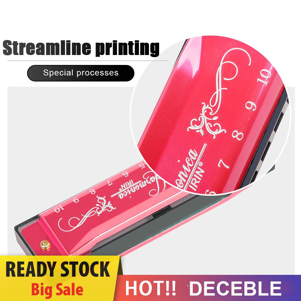 Kèn harmonica Gỗ 10 Lỗ 20 tone Giáo Dục Cho Bé