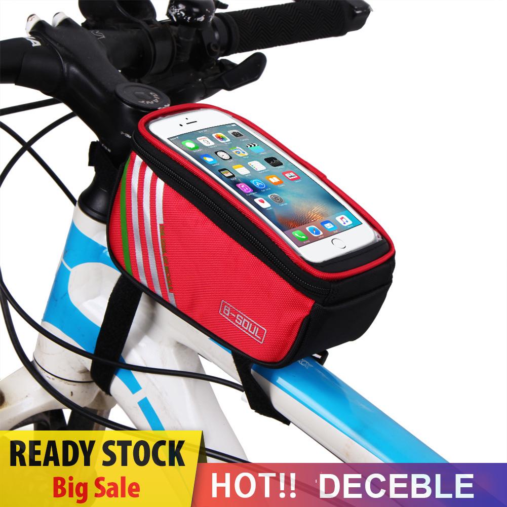 Túi Đựng Điện Thoại 5.0inch Chống Thấm Nước Gắn Khung Trước Xe Đạp