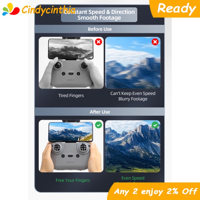Cici Bộ Điều Khiển Tốc Độ Điều Khiển Từ Xa Cho dji mini3 pro rc-n1 air2s mavic3