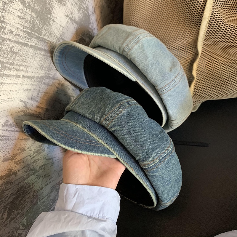 Mũ beret Phong Cách Cao Bồi Hàn Quốc Thời Trang Thu Đông Cho Nữ