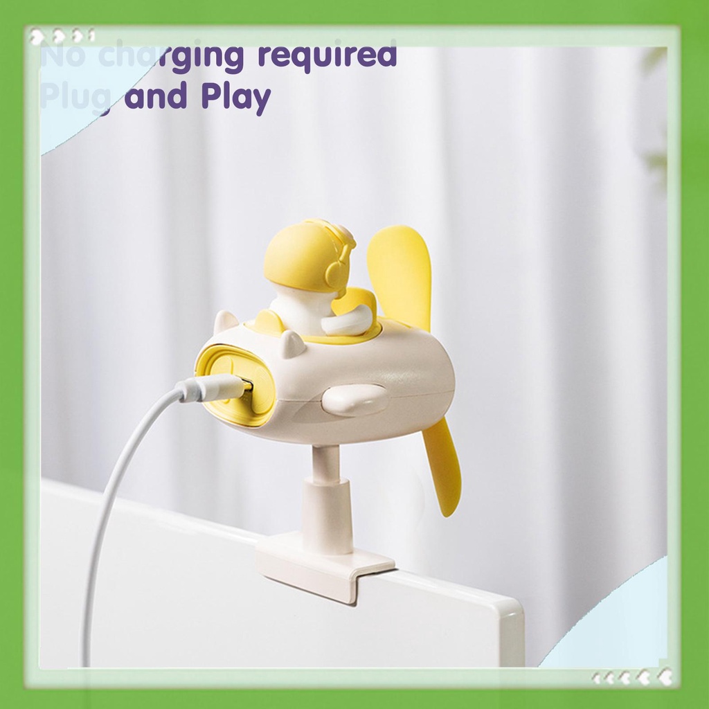 Quạt Kẹp Làm Mát Màn Hình Máy Tính / Văn Phòng Cổng Cắm usb