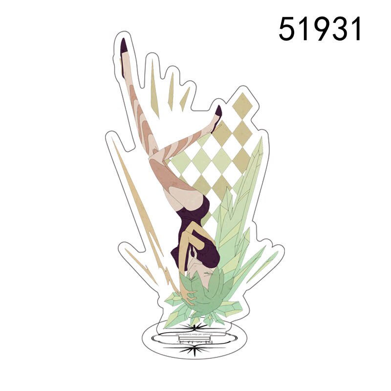 Mô hình Standee Land of The Lustrous Anime Keychain Houseki No Kuni Acrylic Stand decor góc học tập để bàn làm việc 15cm