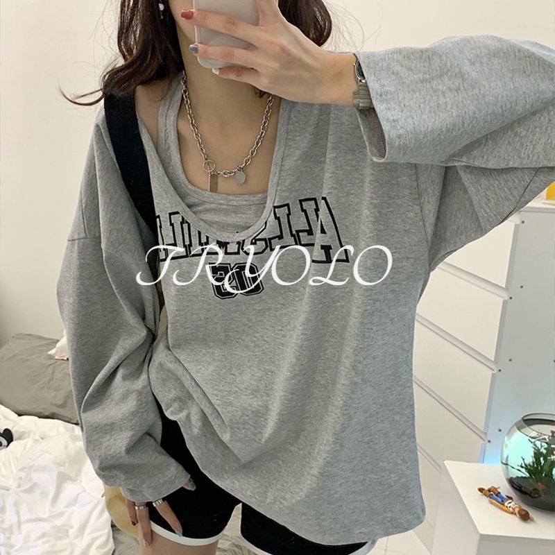 Áo Thun Ngắn Tay In Chữ Phong Cách retro Thời Trang Cho Nữ