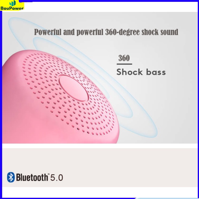 Loa Bluetooth 4.2 mini Pin 400ma Hỗ Trợ Thẻ tf 32gb