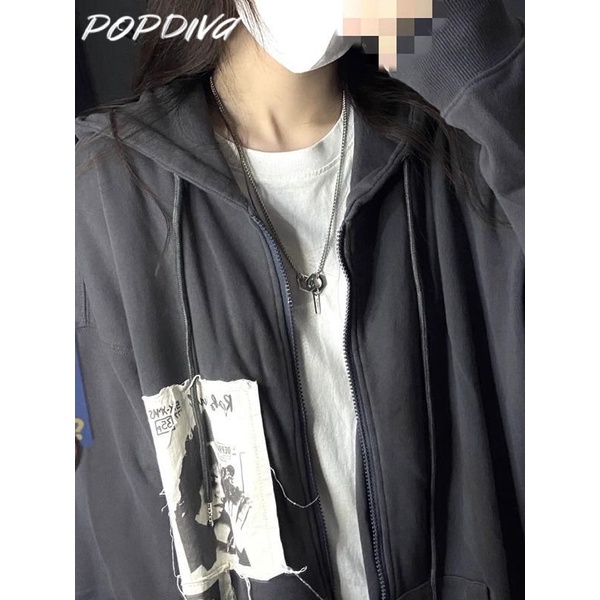 MUSHIHUI Áo Khoác hoodie áo khoác nữ zip hoodie comfortable Korean Thời trang Thanh lịch WWY2390VGM37Z230912