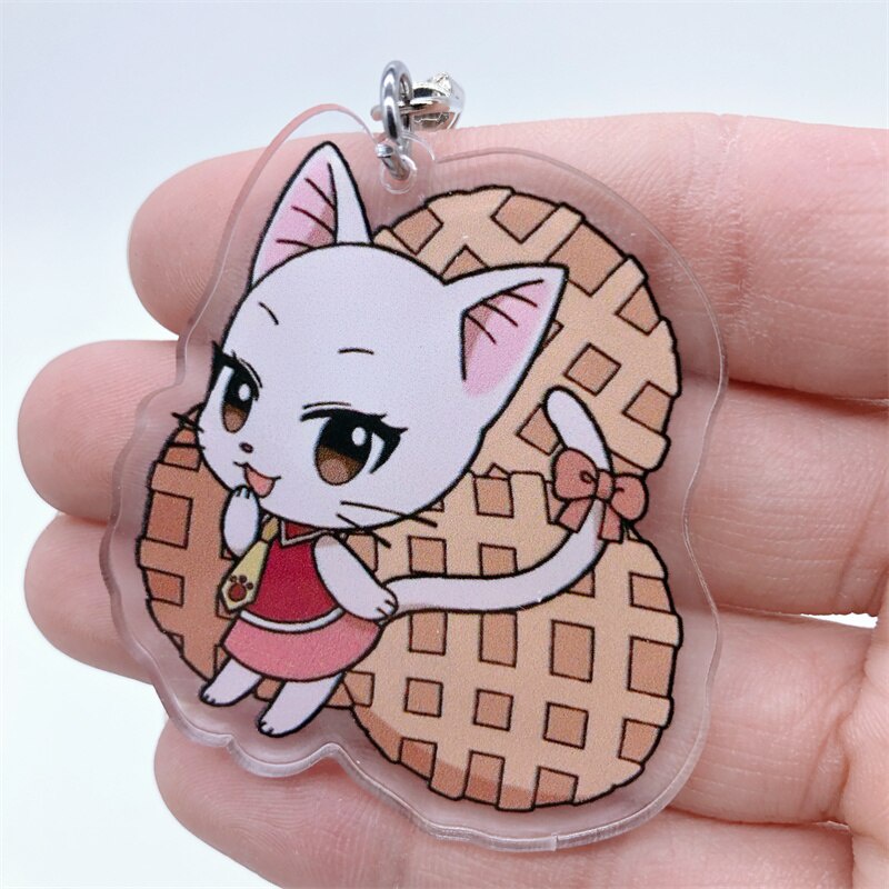 Móc khoá Anime FAIRY TAIL Natsu Dragneel Gray·Fullbuster Cosplay Anime Manga Nhật Bản Phụ Kiện Trang Trí Túi xách Balo