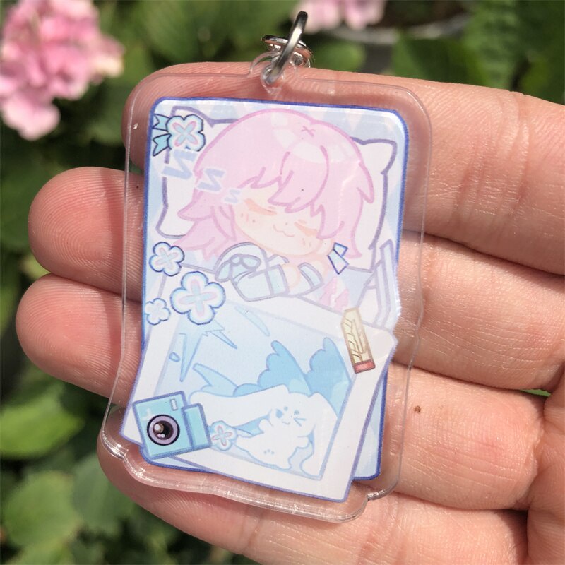 Móc khoá Honkai: Star Rail Kafka Dan Heng Bronya Rand Seele Anime Manga Nhật Bản Phụ Kiện Trang Trí Túi xách Balo