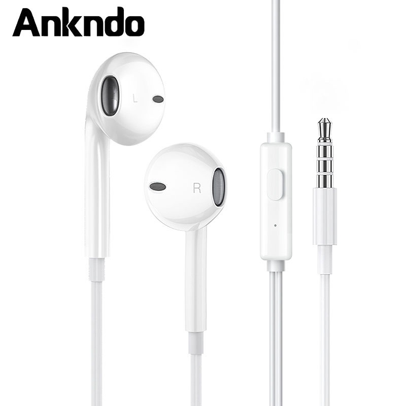 Tai Nghe Nhét Tai Có Dây 3.5mm Kèm Mic Tiện Lợi