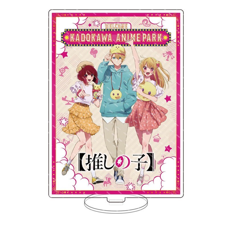 Mô hình Standee Oshi no Ko Ai Hoshino Aqua Ruby Gorou Miyako Anime góc học tập để bàn làm việc cao 15cm