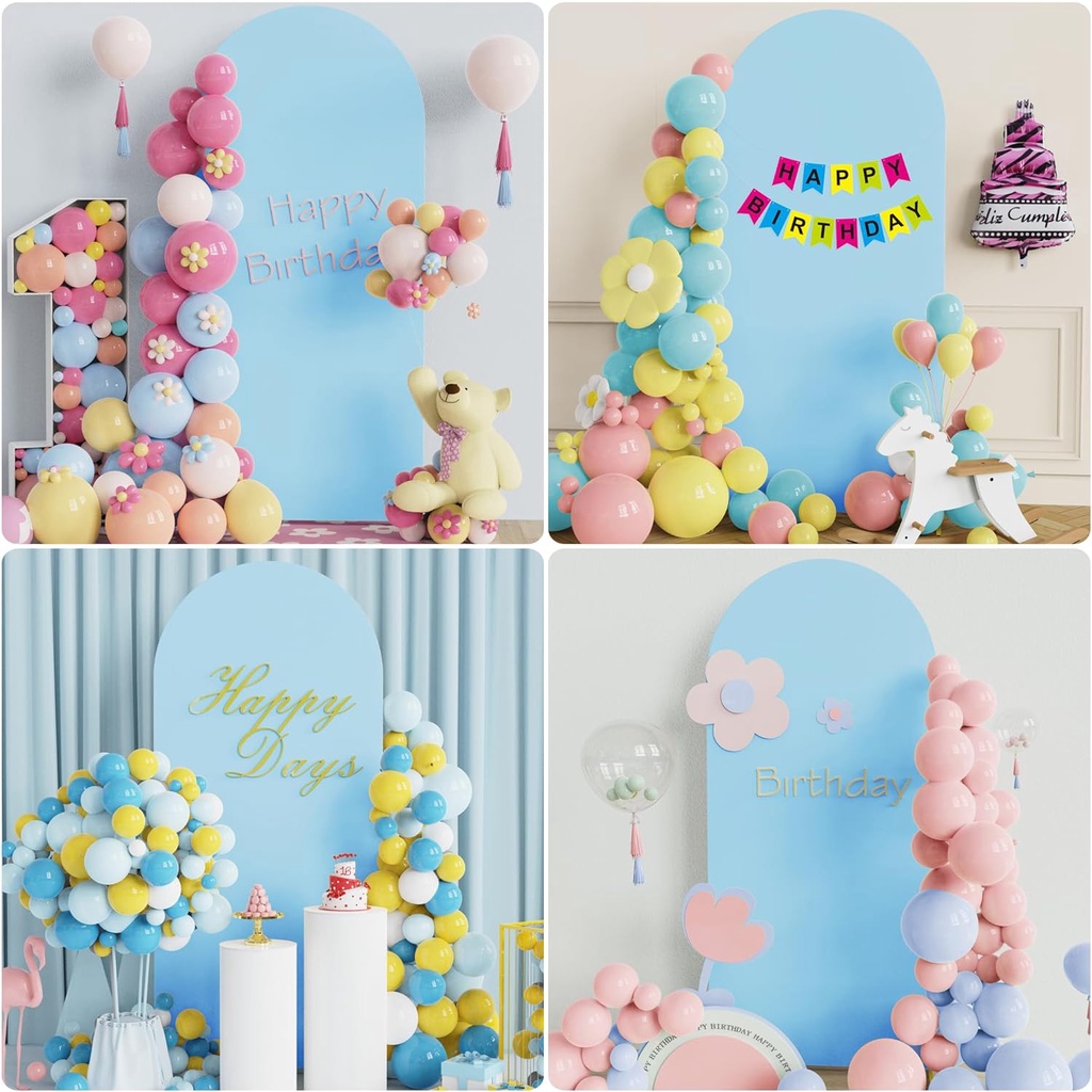 Vải 2m Màu Hồng / Xanh Lam Hai Mặt Dùng Làm Phông Nền Chụp Ảnh Cho Đám Cưới / Sinh Nhật / Tiệc Mừng Em Bé