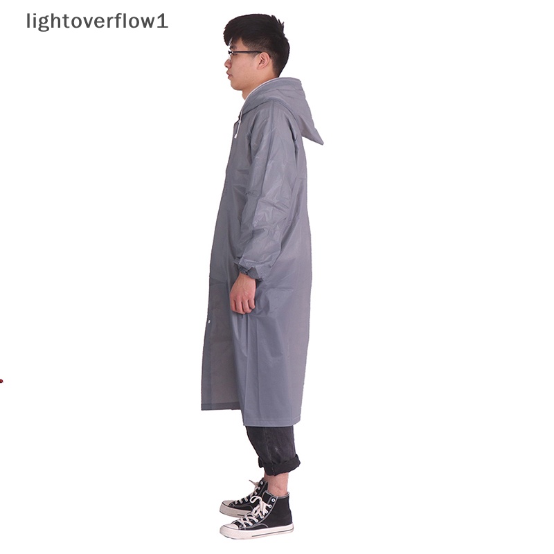 Áo Mưa Trong Suốt Có Nút Gài Bảo Vệ Chống Mưa