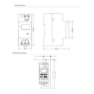 PK SINOTIMER 220V Weekly 7 Days Digital Programmable Timer Switch Relay Control