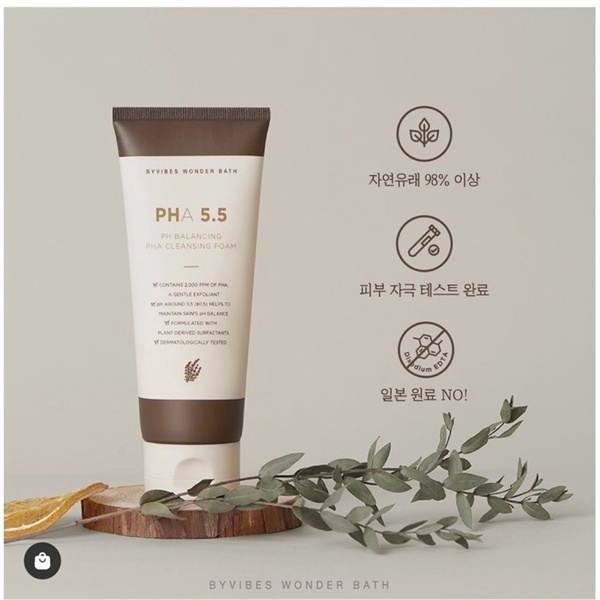 Sữa Rửa Mặt Byvibes Wonder Bath PHA 5.5