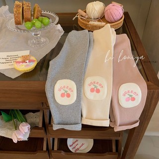 Hàng Mới Về Quần Legging Họa Tiết cherry Dễ Thương Phong Cách Hàn Quốc Thời Trang Cho Bé Gái 2023